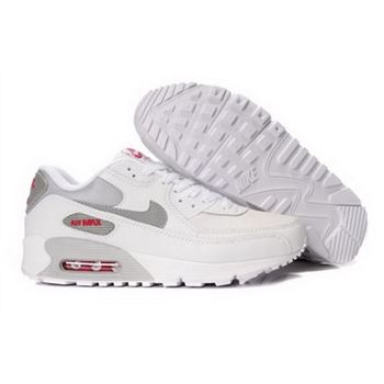 Nike Air Max 90 Mens Shoes White Grey Discount Code